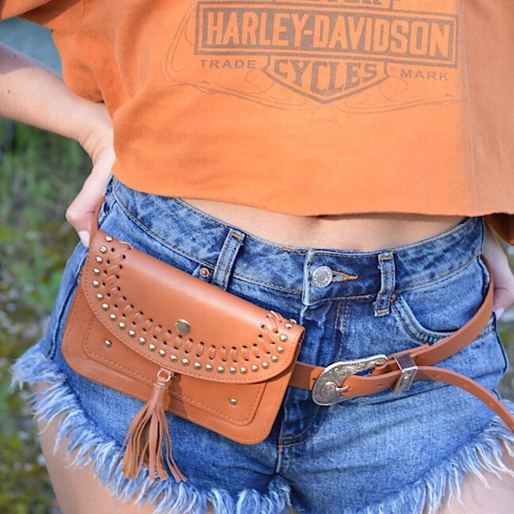 Accessories - Studded Fanny Belt